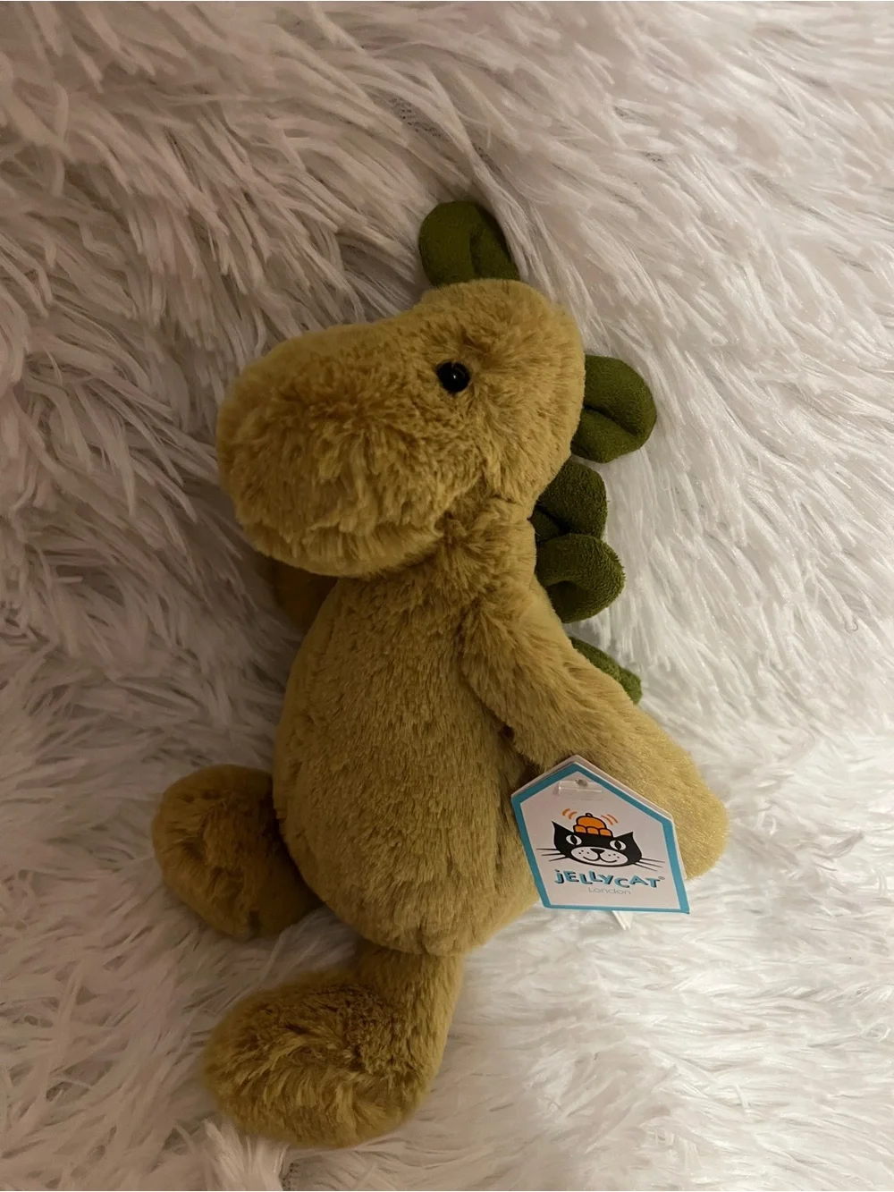 Jellycat Olive Green Plush Bunny Stuffed Animal New